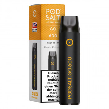 Pod Salt GO 600 E-Zigarette 20mg 600 Züge NicSalt Orange Ice