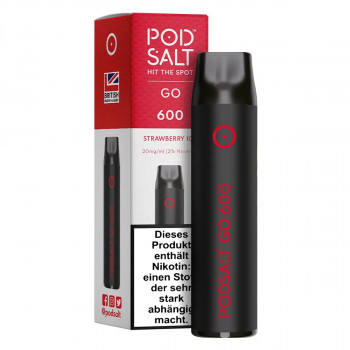 Pod Salt GO 600 E-Zigarette 20mg 600 Züge NicSalt Strawberry Ice