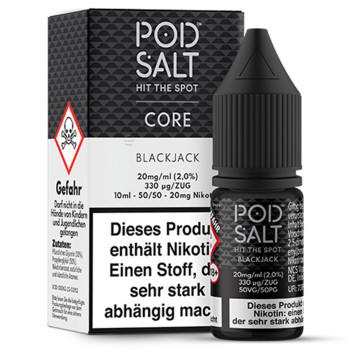 Pod Salt Black Jack NicSalt Liquid