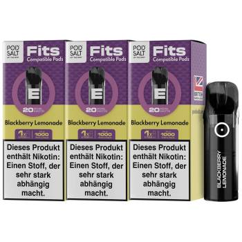 Pod Salt Fits – Blackberry Lemonade – Prefilled Pod 3er Pack
