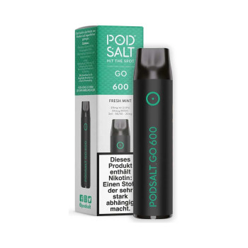 Pod Salt GO 600 E-Zigarette 20mg 600 Züge 400mAh NicSalt Fresh Mint