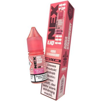 Pod Salt NEXLiQ Aqua Strawberry NicSalt Liquid 10ml / 20mg