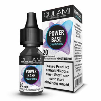 Power Base 70VG/30PG Nikotinshot 10ml 20mg by Culami