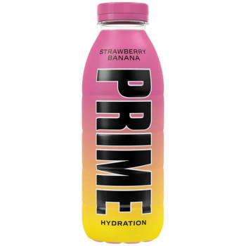 Prime Strawberry Banana Hydration Drink 500ml