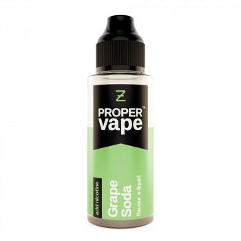 Grape Soda Proper Vape 100ml Shortfill by Zeus Juice Grape Soda Proper Vape 100ml Shortfill by Zeus Juice