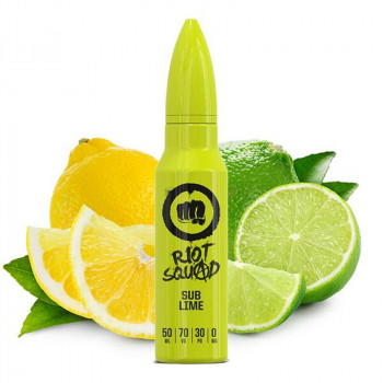 Sub Lime (50ml) Plus e Liquid by Riot Squad