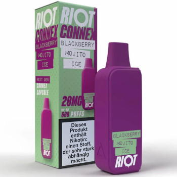 RIOT Squad Connex – Blackberry Mojito Ice – Prefilled Pod 2er Pack 2ml 20mg