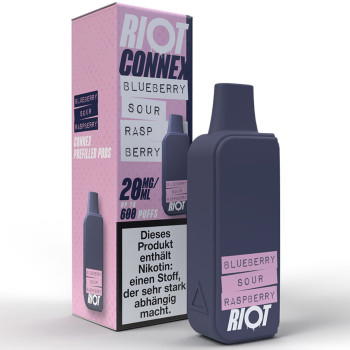 RIOT Squad Connex – Blueberry Sour Raspberry – Prefilled Pod 2er Pack 2ml 20mg