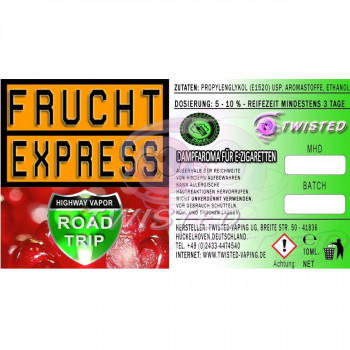 Frucht Express 10ml Aroma by Twisted Vaping