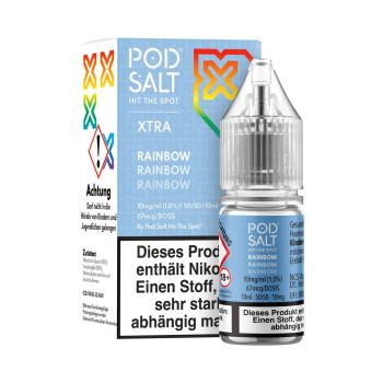 Rainbow NicSalt Liquid by Pod Salt Xtra