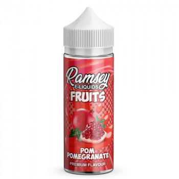 Pom Pomegranate Fruits 100ml Shortfill Liquid by Ramsey Pom Pomegranate Fruits 100ml Shortfill Liquid by Ramsey