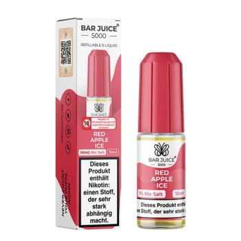 Red Apple Ice NicSalt Liquid by Bar Juice 5000