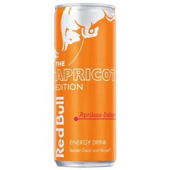 Red Bull Apricot Edition Aprikose-Erdbeere Energy Drink 250ml