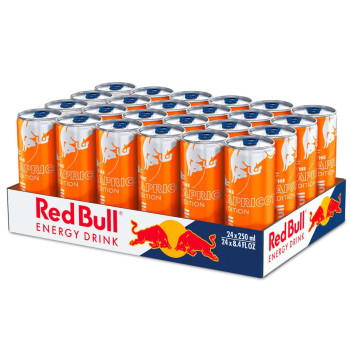 Red Bull Apricot Edition Aprikose-Erdbeere Energy Drink 24x 250ml