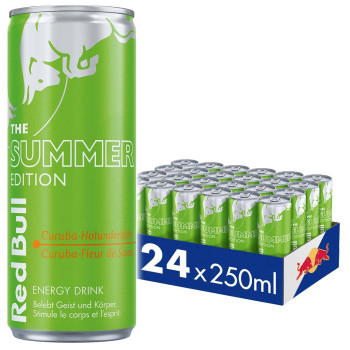 Red Bull Summer Edition 2024 Curuba Holunderblüte Energy Drink 24x 250ml