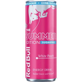 Red Bull Summer Edition 2025 White Peach Sugarfree Energy Drink 250ml