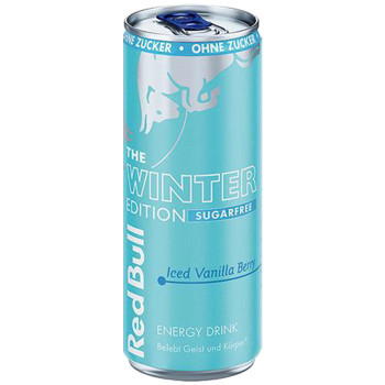 Red Bull Winter Edition 2024 Iced Vanilla Berry Sugarfree Energy Drink