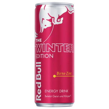 Red Bull Winter Edition 2023 Birne Zimt Energy Drink 250ml