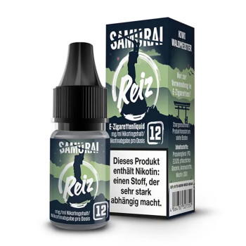 Reiz 10ml Liquid by Samurai Vaping 12mg / 10ml