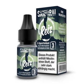 Reiz 10ml Liquid by Samurai Vaping 10ml / 3mg