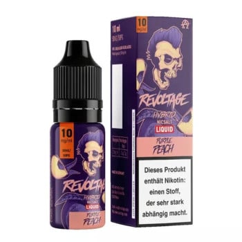 Purple Peach Hybrid NicSalt Liquid by Revoltage