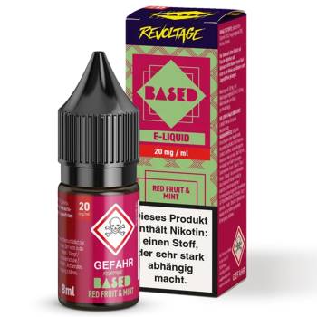 Revoltage BASED Red Fruit & Mint NicSalt Liquid Revoltage BASED Red Fruit & Mint NicSalt Liquid
