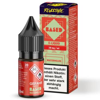 Revoltage BASED Watermelon NicSalt Liquid 0 mg / 8ml