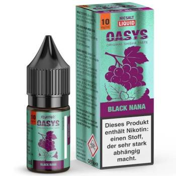 Revoltage OASYS Black Nana NicSalt Liquid 10ml / 10mg Nikotinsalz