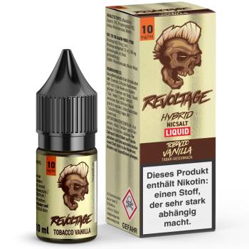 Revoltage Tobacco Vanilla NicSalt Liquid 10ml / 10mg