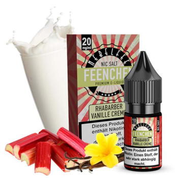 Rhabarber Vanillecreme Feenchen NicSalt Liquid by Nebelfee 10ml / 20mg