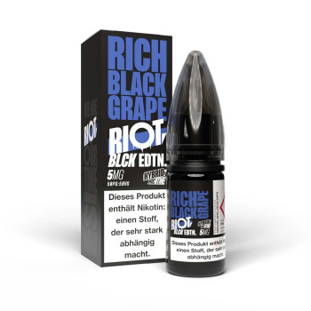 Rich Black Grape Hybrid NicSalt Liquid by Riot Squad