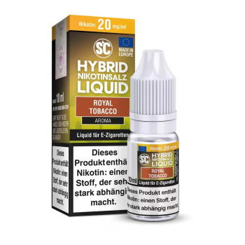 Royal Tobacco Hybrid NicSalt Liquid by SC