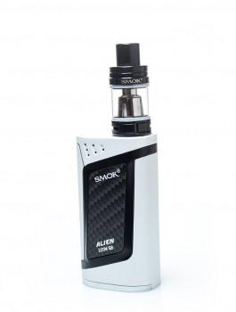 SMOK Alien Kit 220W TC TFV8 Baby Kit Weiss-Schwarz