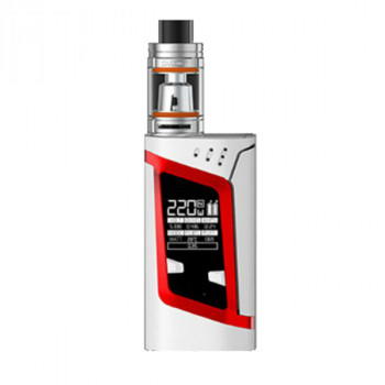 SMOK Alien Kit 220W TC TFV8 Baby Kit Weiss-Rot