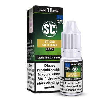 Strong Gold Tabak 10ml Liquid by SC