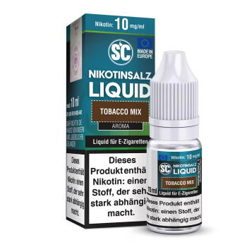 Tobacco Mix 10ml NicSalt Liquid by SC