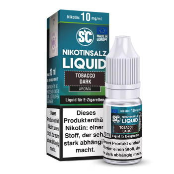 Tobacco Dark 10ml NicSalt Liquid by SC 10ml / 10mg