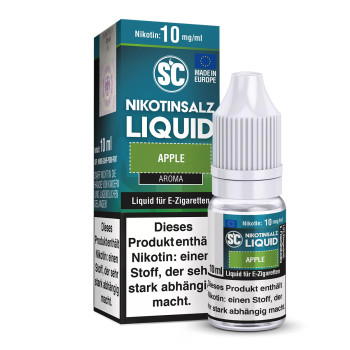 Apple 10ml NicSalt Liquid by SC