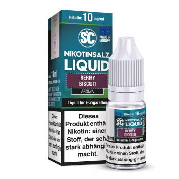 Berry Biscuit 10ml NicSalt Liquid by SC 10ml / 20mg