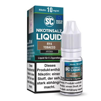 RY4 Tobacco 10ml NicSalt Liquid by SC 10ml / 10mg