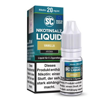 Vanilla 10ml NicSalt Liquid by SC