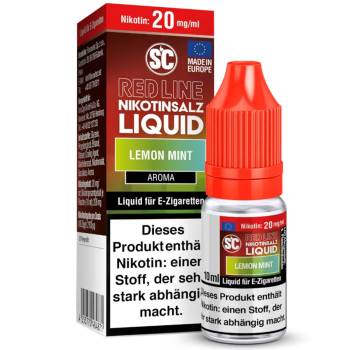 SC Red Line Lemon Mint NicSalt Liquid 10ml / 20mg