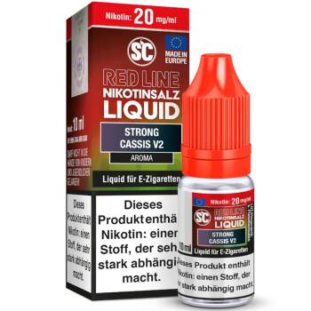 SC Red Line Strong Cassis V2 NicSalt Liquid 10ml / 20mg