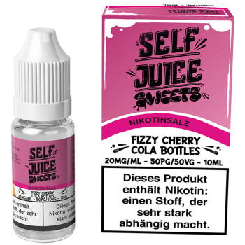 SELF Juice Fizzy Cherry Cola Bottles NicSalt Liquid 10ml / 20mg