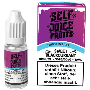 SELF Juice Sweet Blackcurrant NicSalt Liquid