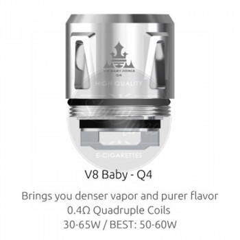 Smok TFV8 Baby Beast Cores Coils (Q2/X4/T6/T8) 5er Pack V8 Baby-Q4