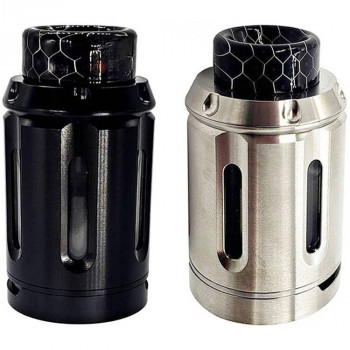 Squid Industries PeaceMaker 4ml RTA Verdampfer Tank Schwarz