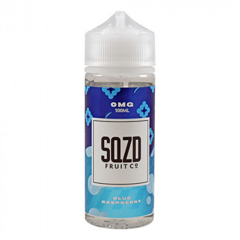 Blue Raspberry 100ml Shortfill Liquid by SQZD