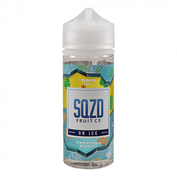 Tropical Punch on ICE 100ml Shortfill Liquid by SQZD