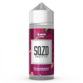 Strawberry Raspberry 100ml Shortfill Liquid by SQZD